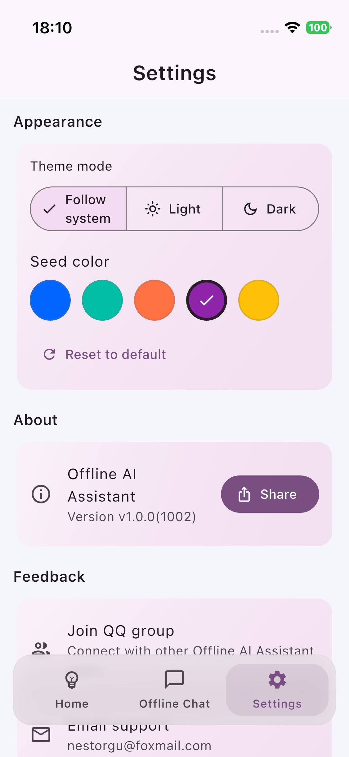 Offline AI Assistant English Screenshot 4